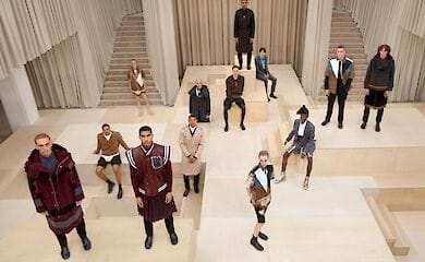 Британский бренд Burberry представил новый взгляд на мужской гардероб в осенне-зимней коллекции 2021 года