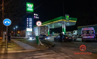 У Дніпрі на автозаправці сталася смертельна ДТП