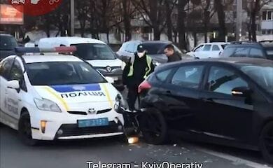 В столице ДТП с участием полиции