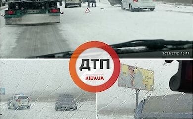 ДТП в Києві на Кільцевій: зіткнулося 10 авто