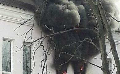 Пожежа в столичному гуртожитку: деталі