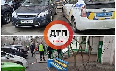 В Киеве на Левом берегу девушка выпала из окна