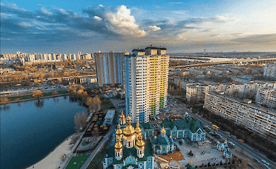 Согласно рейтингу, составленному на основе опроса, Днепровский район стал лучшим для жизни в Киеве