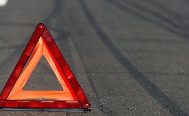 Нарушитель пытался скрыться с места ДТП