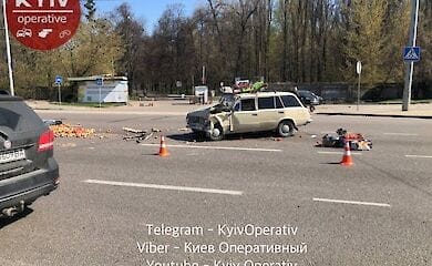 У Києві в Голосіївському районі сталася ДТП