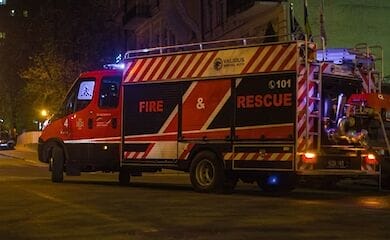 В Киеве горел столетний дом