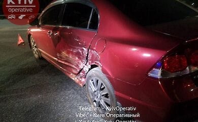 У Києві таксист влаштував потрійну ДТП, є постраждалі