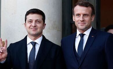 Киев ждет президента Франции с визиом
