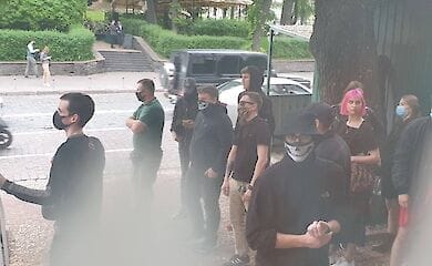 В Киеве напали на представителей ЛГБТ+