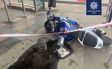 Мотоциклист бросил своего пассажира после ДТП и сбежал, но полиция его быстро разыскала