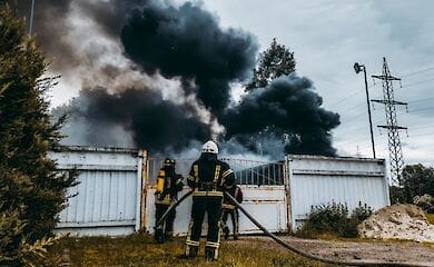 В Киеве на Оболони произошел пожар