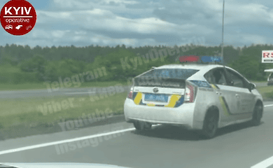 Под Киевом произошло ДТП с участием такси
