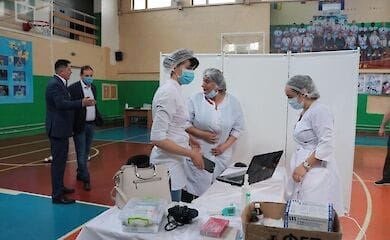 На Западной Украине заработал еще один центр вакцинации.