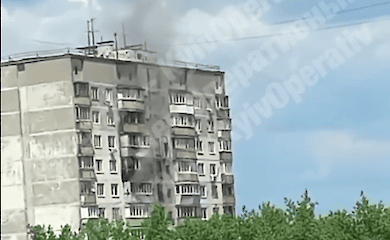 В Святошинском районе столицы горит многоэтажка