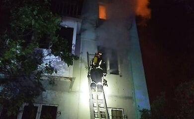 В Киеве на Чоколовке горела квартира