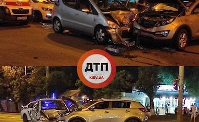 ДТП в Голосіївському районі Києва: є постраждалі