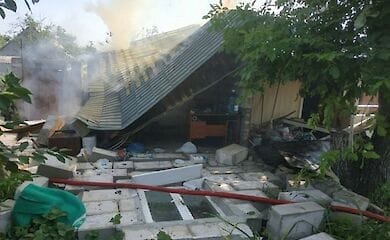 На Черкащині стався вибух газового балона в будинку