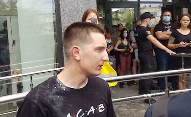 В Киеве произошли столкновения под апелляционным судом