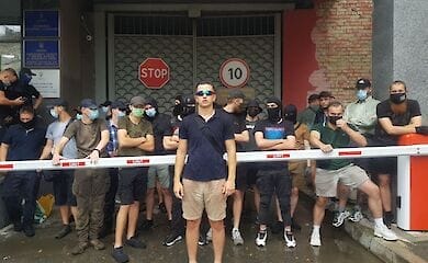 В Киеве произошли столкновения под апелляционным судом