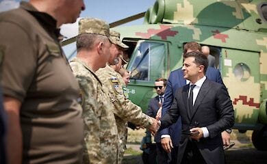 Зеленский прибыл на Донбасс