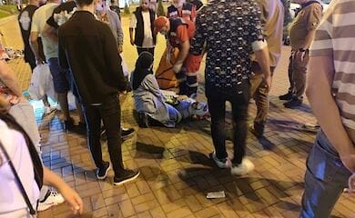 Иностранка травмировалась в центре Киева упав с самоката