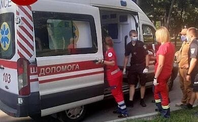 В парке Киева задержали неадекватную женщину