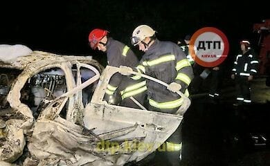 На Гостомельском шоссе ночью произошло жуткое ДТП