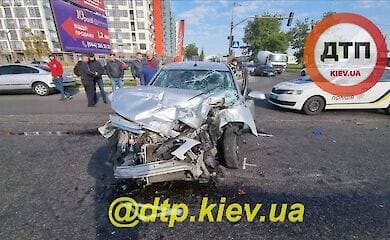 На Одесской трассе под Киевом тянучка из-за ночного ДТП