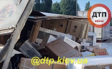 На Одесской трассе под Киевом тянучка из-за ночного ДТП