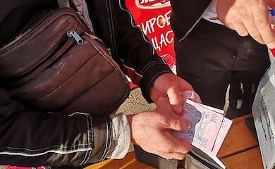 В столице карманник попался на горячем