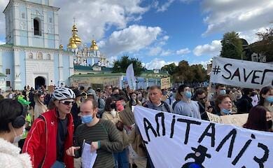 Что требовали участники климатического марша в Киеве