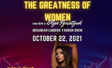 В Украине пройдет уникальный стрим показа авторского нижнего белья