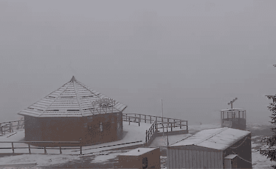 У Буковелі випав перший сніг