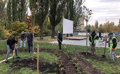На Лісовому масиві облаштували парк