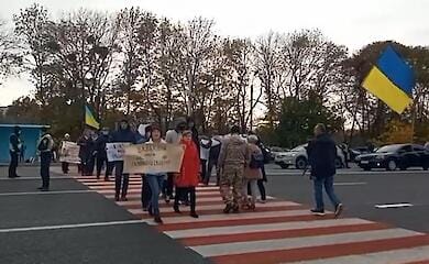 Під Харковом перекрили трасу через відключення села від газу