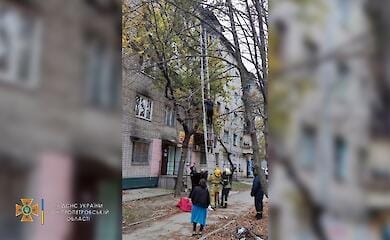 У Нікополі рятувальники зняли з дерева вагітну жінку