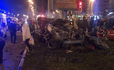 Авто всмятку: в Харькове юноша совершил смертельное ДТП
