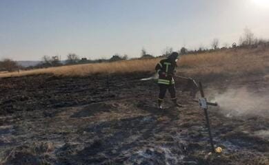 В Одесской области чуть не сгорело кладбище