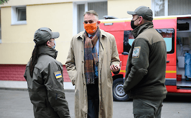 Украинские пограничники получили средства защиты от Covid-19