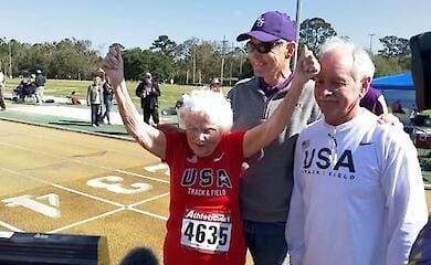 Спортсменка у 105 років встановила світовий рекорд на стометрівці