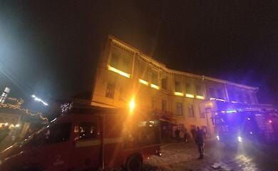 В Києві на Андріївському узвозі горів ресторан