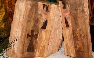 На Тернопольщине в храме покажут полено с ликом Христа