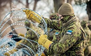 Естонські військові прибули на кордон Польщі з Білоруссю