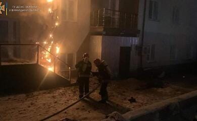 В Винницкой области произошел пожар в отеле