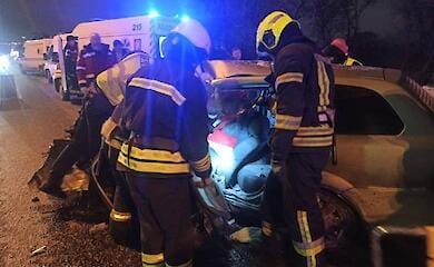 В Киеве ДТП с участием нескольких автомобилей: есть пострадавшие