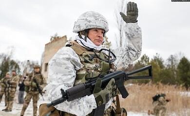 Под Киевом прошли тренировки теробороны