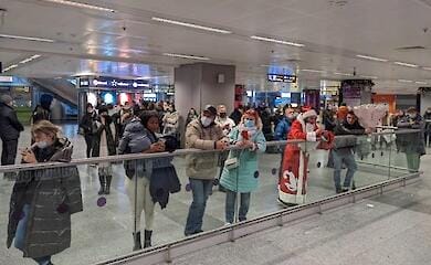 Сопровождающих допускают в аэропорт "Борисполь"