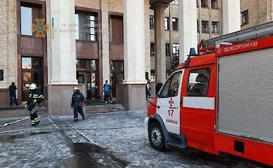 Спасатели назвали причину пожара в университете Харькова