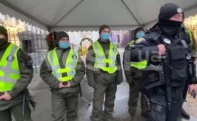 В Киеве заминировали Офис Президента: видео