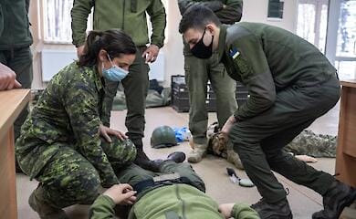 В Нацгвардии проходит курс подготовки боевых медиков